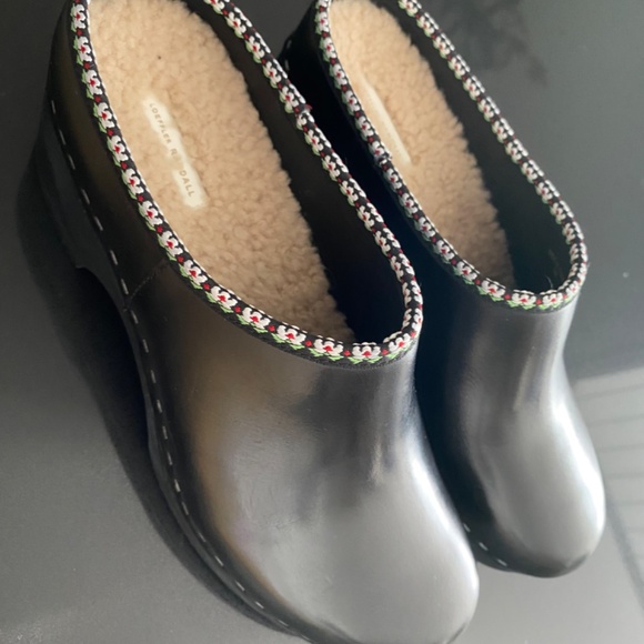 Loeffler Randall Maude Black Leather Clogs (Size 8) BNIB - Picture 7 of 7
